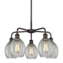 Innovations Lighting Eaton 5 Light 24" Wide Chandelier Oil Rubbed Bronze / Clear