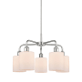 Innovations Lighting Cobbleskill 5 Light 23" Wide Chandelier Polished Chrome / Matte White
