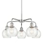 Innovations Lighting Athens 5 Light 24" Wide Chandelier Polished Chrome / Seedy