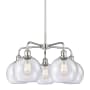 Innovations Lighting Athens 5 Light 26" Wide Chandelier Polished Chrome / Seedy