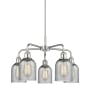 Innovations Lighting Caledonia 5 Light 23" Wide Chandelier Polished Chrome / Charcoal