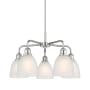 Innovations Lighting Castile 5 Light 24" Wide Chandelier Polished Chrome / White