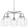 Innovations Lighting Bella 5 Light 24" Wide Chandelier Polished Chrome / Clear