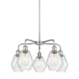 Innovations Lighting Cindyrella 5 Light 24" Wide Chandelier Polished Chrome / Seedy