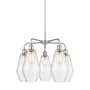 Innovations Lighting Cindyrella 5 Light 25" Wide Chandelier Polished Chrome / Seedy