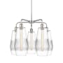 Innovations Lighting Windham 5 Light 25" Wide Chandelier Polished Chrome / Clear