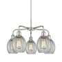 Innovations Lighting Eaton 5 Light 24" Wide Chandelier Polished Chrome / Clear