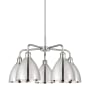 Innovations Lighting Ballston Dome 5 Light 26" Wide Chandelier Polished Chrome