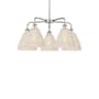 Innovations Lighting Bristol Natural 5 Light 26" Wide Chandelier Polished Chrome / Natural