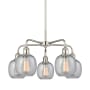 Innovations Lighting Belfast 5 Light 24" Wide Chandelier Polished Nickel / Seedy