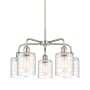 Innovations Lighting Cobbleskill 5 Light 23" Wide Chandelier Polished Nickel / Deco Swirl