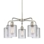 Innovations Lighting Cobbleskill 5 Light 23" Wide Chandelier Polished Nickel / Clear
