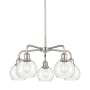 Innovations Lighting Athens 5 Light 24" Wide Chandelier Polished Nickel / Clear