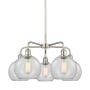 Innovations Lighting Athens 5 Light 26" Wide Chandelier Polished Nickel / Clear
