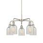 Innovations Lighting Caledonia 5 Light 23" Wide Chandelier Polished Nickel / Mouchette