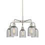 Innovations Lighting Caledonia 5 Light 23" Wide Chandelier Polished Nickel / Charcoal