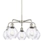 Innovations Lighting Waverly 5 Light 24" Wide Chandelier Polished Nickel / Clear