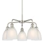 Innovations Lighting Castile 5 Light 24" Wide Chandelier Polished Nickel / White