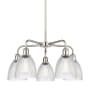 Innovations Lighting Castile 5 Light 24" Wide Chandelier Polished Nickel / Clear