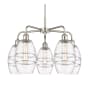 Innovations Lighting Vaz 5 Light 24" Wide Chandelier Polished Nickel / Clear