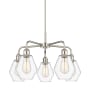 Innovations Lighting Cindyrella 5 Light 24" Wide Chandelier Polished Nickel / Clear