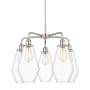Innovations Lighting Cindyrella 5 Light 25" Wide Chandelier Polished Nickel / Clear