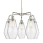 Innovations Lighting Cindyrella 5 Light 25" Wide Chandelier Polished Nickel / Seedy