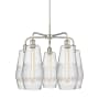 Innovations Lighting Windham 5 Light 25" Wide Chandelier Polished Nickel / Seedy