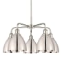 Innovations Lighting Ballston Dome 5 Light 26" Wide Chandelier Polished Nickel