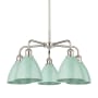 Innovations Lighting Ballston Dome 5 Light 26" Wide Chandelier Polished Nickel / Seafoam