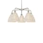 Innovations Lighting Bristol Natural 5 Light 26" Wide Chandelier Polished Nickel / Natural