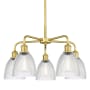 Innovations Lighting Castile 5 Light 24" Wide Chandelier Satin Gold / Clear
