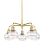 Innovations Lighting Rochester 5 Light 24" Wide Chandelier Satin Gold / Clear