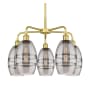 Innovations Lighting Vaz 5 Light 24" Wide Chandelier Satin Gold / Smoked