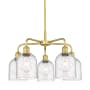 Innovations Lighting Bella 5 Light 24" Wide Chandelier Satin Gold / Seedy