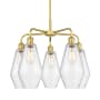 Innovations Lighting Cindyrella 5 Light 25" Wide Chandelier Satin Gold / Seedy