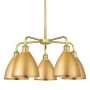 Innovations Lighting Ballston Dome 5 Light 26" Wide Chandelier Satin Gold