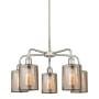 Innovations Lighting Cobbleskill 5 Light 23" Wide Chandelier Satin Nickel / Mercury
