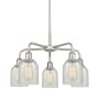 Innovations Lighting Caledonia 5 Light 23" Wide Chandelier Satin Nickel / Mouchette