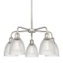 Innovations Lighting Castile 5 Light 24" Wide Chandelier Satin Nickel / Clear