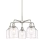 Innovations Lighting Bella 5 Light 24" Wide Chandelier Satin Nickel / Clear