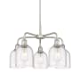 Innovations Lighting Bella 5 Light 24" Wide Chandelier Satin Nickel / Seedy