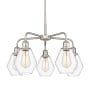Innovations Lighting Cindyrella 5 Light 24" Wide Chandelier Satin Nickel / Clear