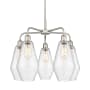 Innovations Lighting Cindyrella 5 Light 25" Wide Chandelier Satin Nickel / Seedy