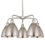 Innovations Lighting Ballston Dome 5 Light 26" Wide Chandelier Satin Nickel