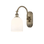 Innovations Lighting Bella 13" Tall Wall Sconce Antique Brass / Gloss White