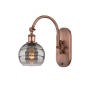 Innovations Lighting Rochester 11" Tall Wall Sconce Antique Copper / Smoked