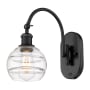 Innovations Lighting Rochester 11" Tall Wall Sconce Matte Black / Clear