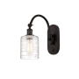 Innovations Lighting Cobbleskill 13" Tall Wall Sconce Oil Rubbed Bronze / Deco Swirl