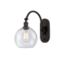 Innovations Lighting Athens 14" Tall Wall Sconce with Shade Oil Rubbed Bronze / Seedy